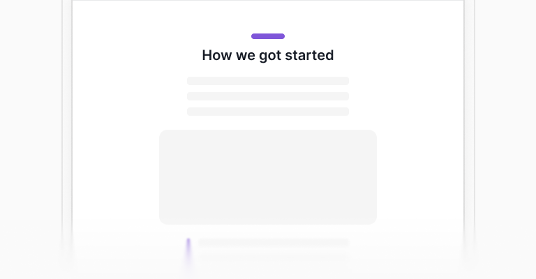 Content & rich text sections